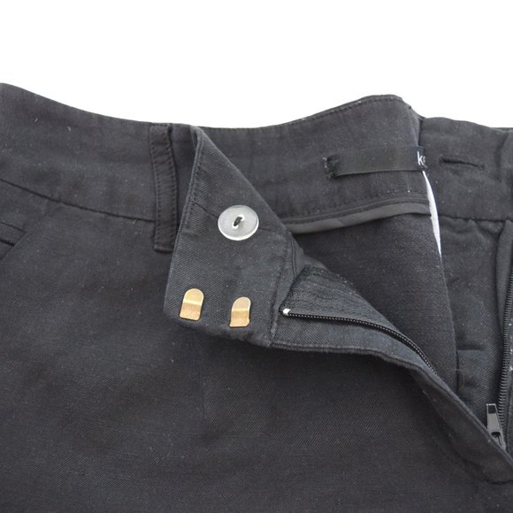 2/$20 Silk and Linen Black Shorts - Picture 3 of 5